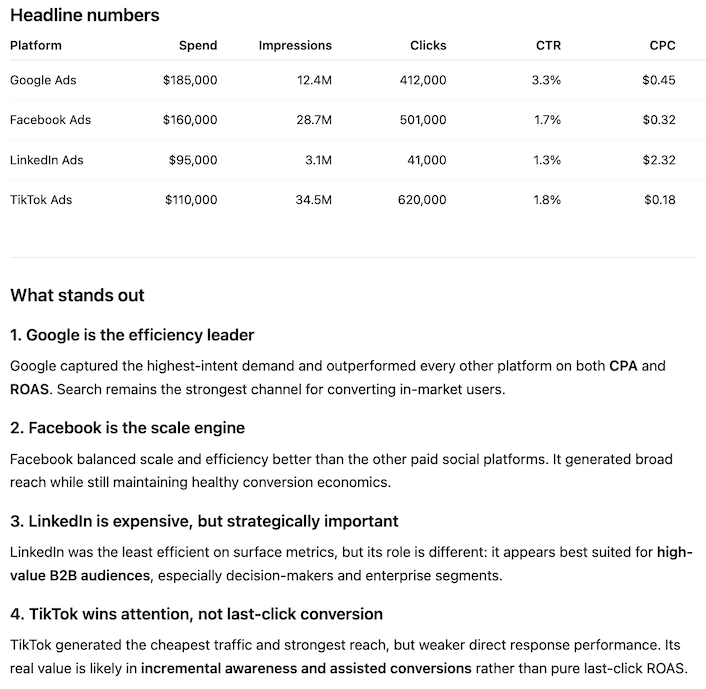 Supermetrics screenshot 3