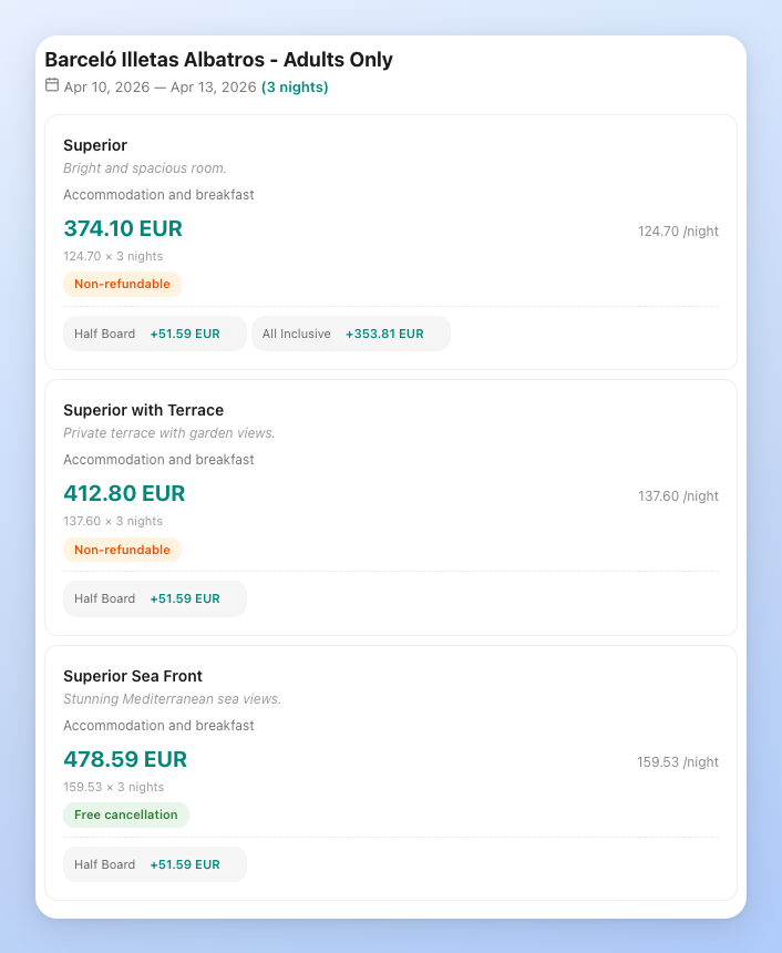Barceló Hotel Group screenshot 3