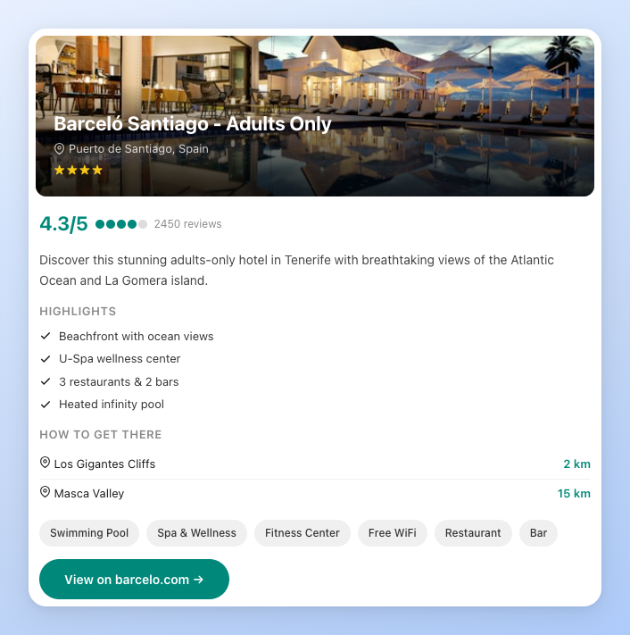 Barceló Hotel Group screenshot 2