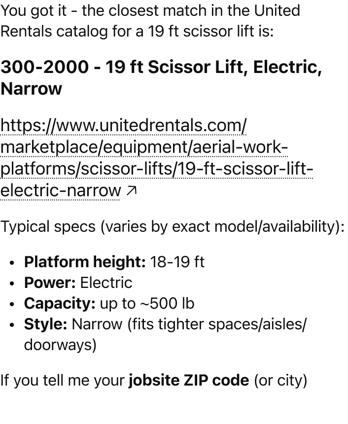 United Rentals screenshot 3