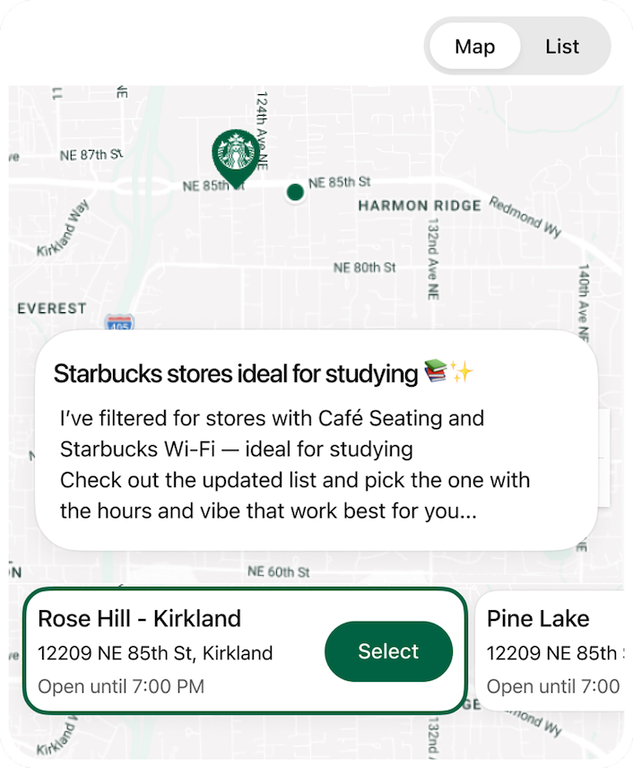 Starbucks screenshot 2