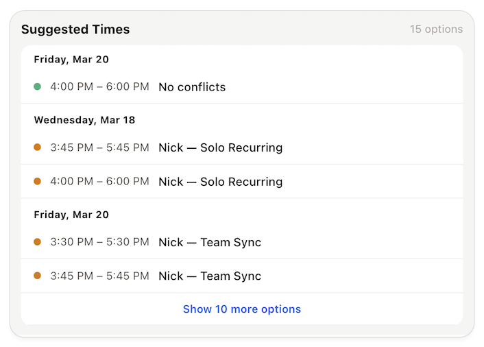 Reclaim.ai screenshot 2