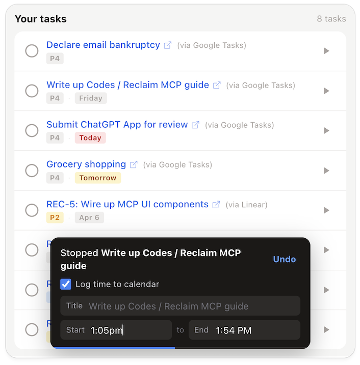 Reclaim.ai screenshot 3