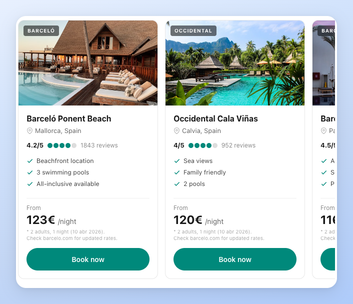 Barceló Hotel Group screenshot 4