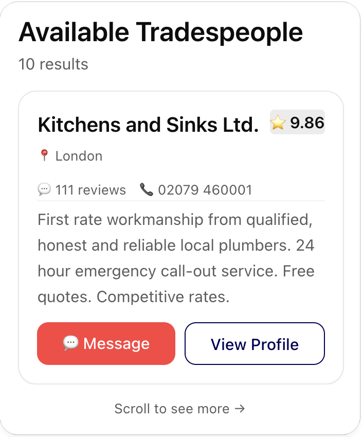 Checkatrade screenshot 1