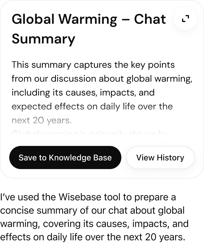 AI Wisebase screenshot 2