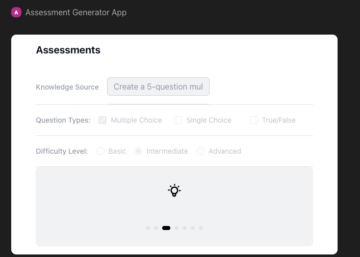 Assessment Generator screenshot 3